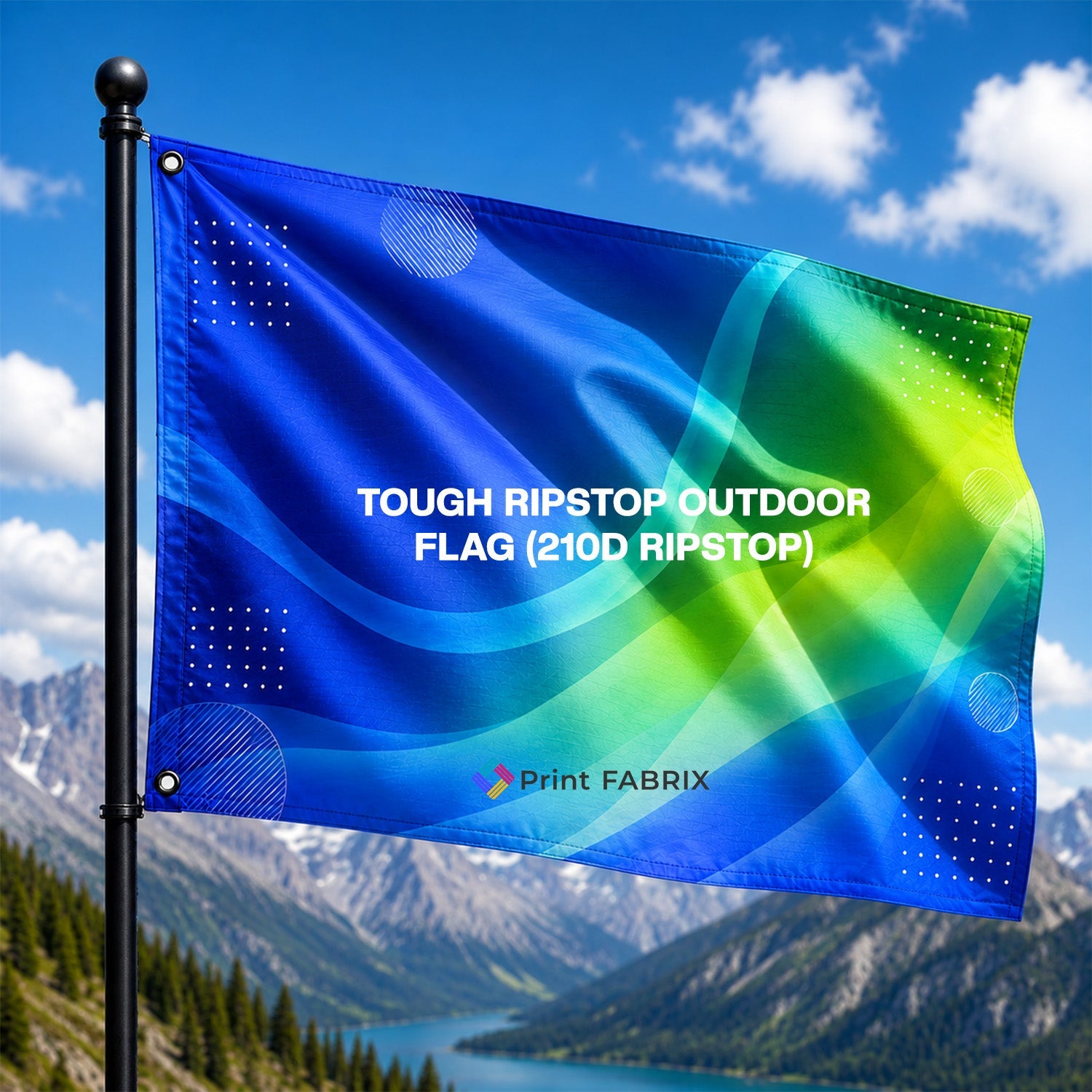 Tough Ripstop Outdoor Flag (210D Ripstop)