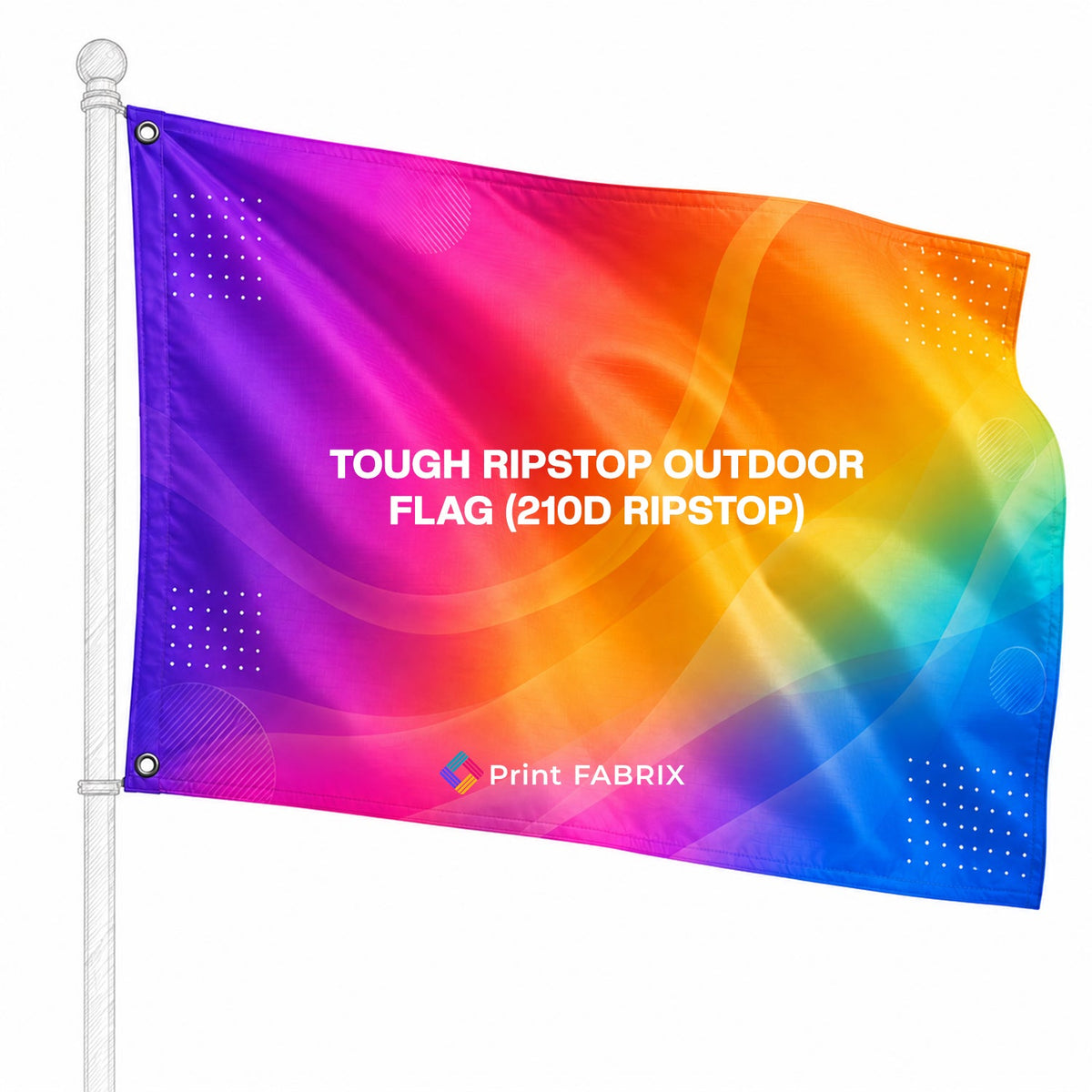 Tough Ripstop Outdoor Flag (210D Ripstop)