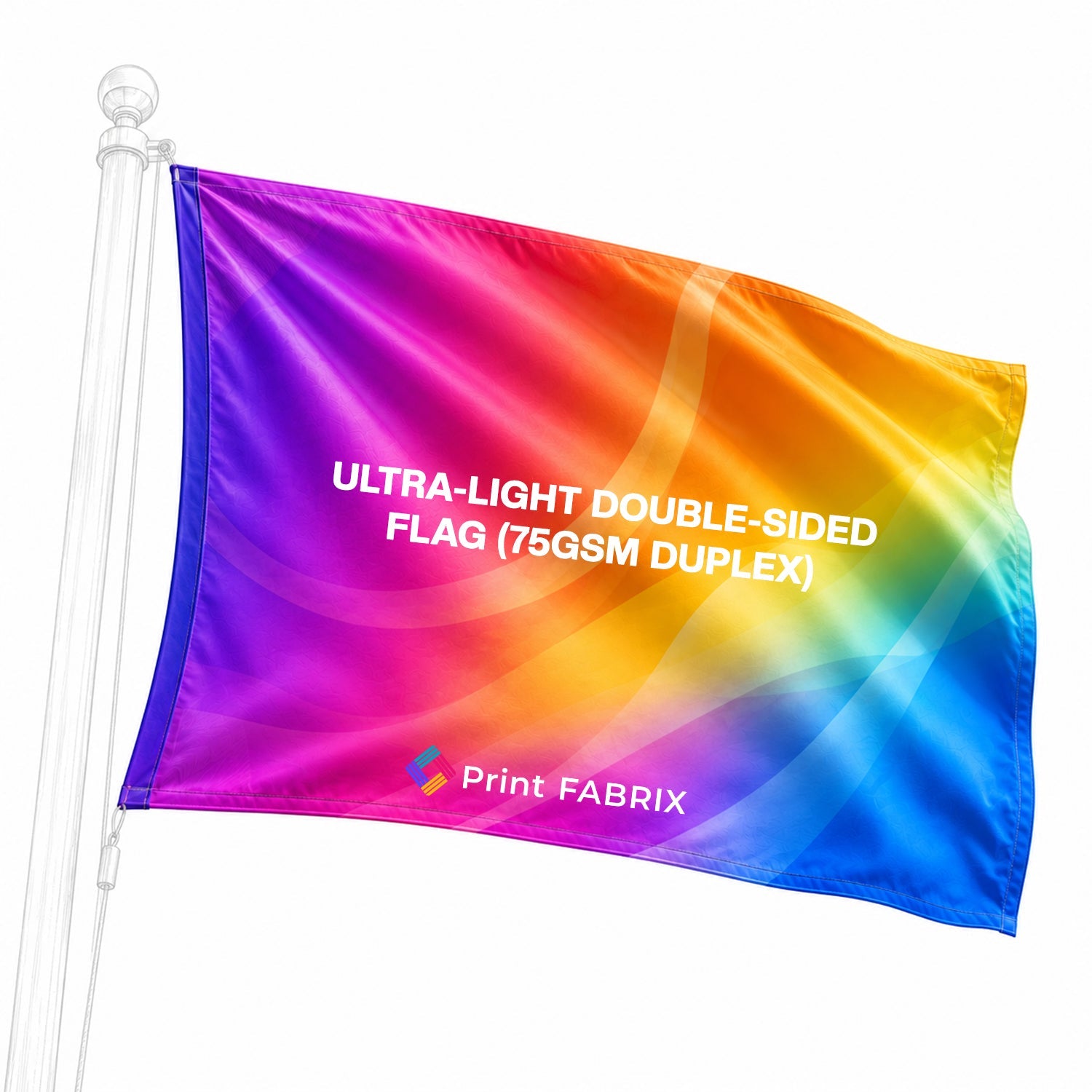 Ultra-Light Double-Sided Flag (75gsm Duplex)