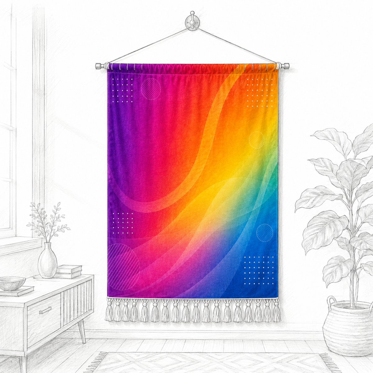 Velvet Statement Tapestry (850gsm Velvet)