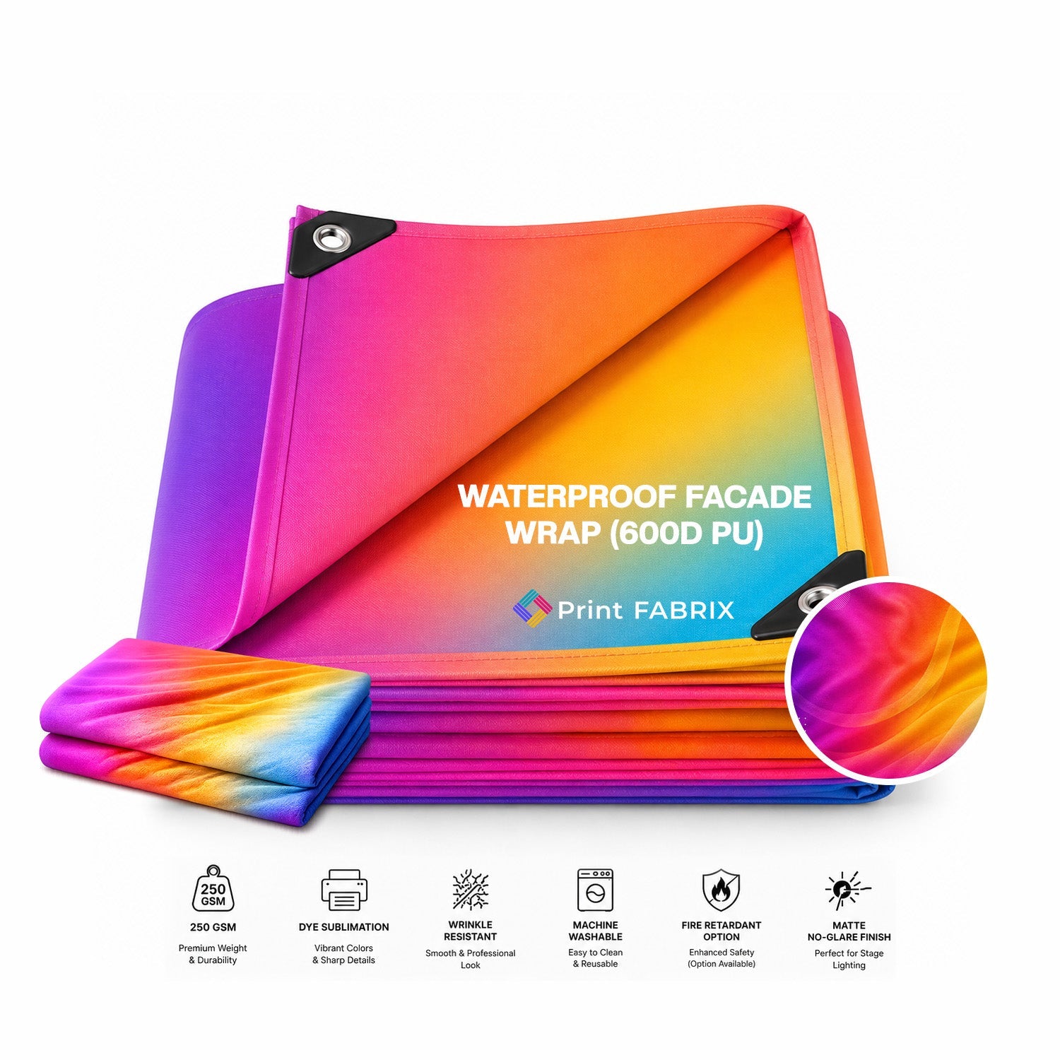Waterproof Facade Wrap (600D PU)