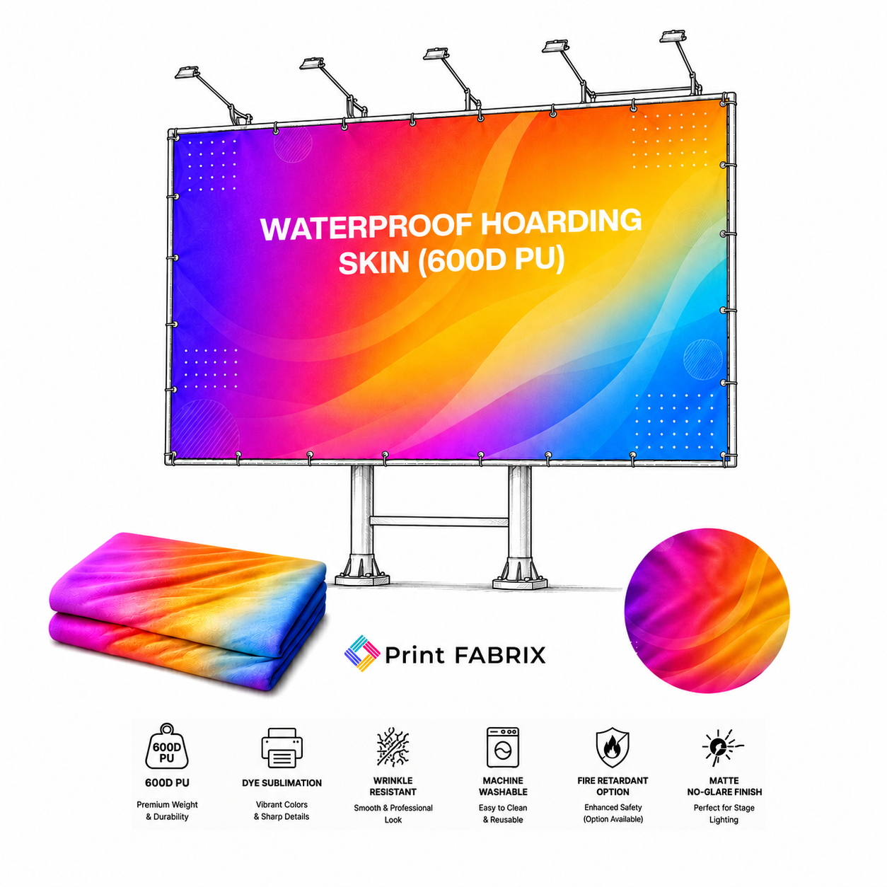 Waterproof Hoarding Skin (600D PU)