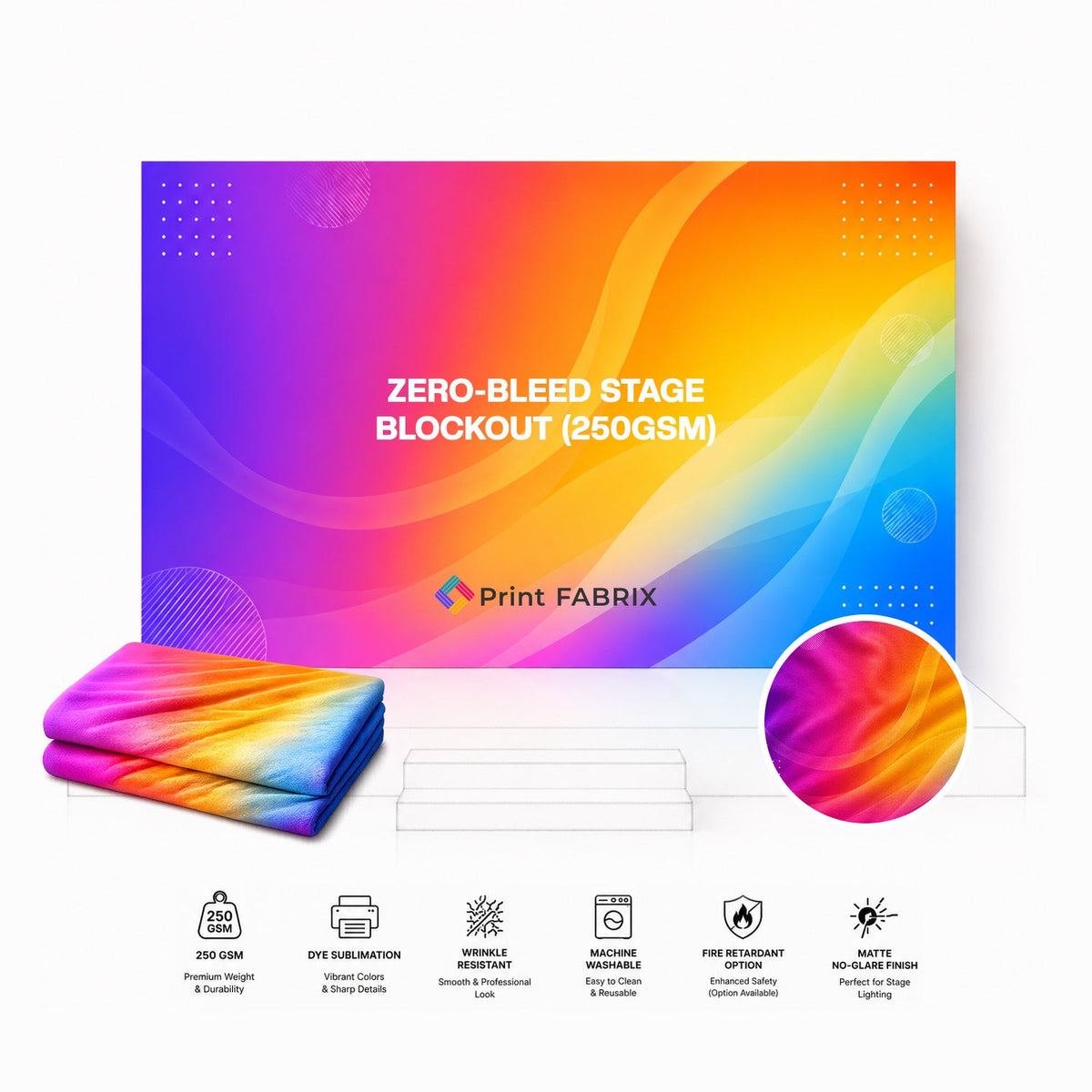 Zero-Bleed Stage Blockout (250gsm)